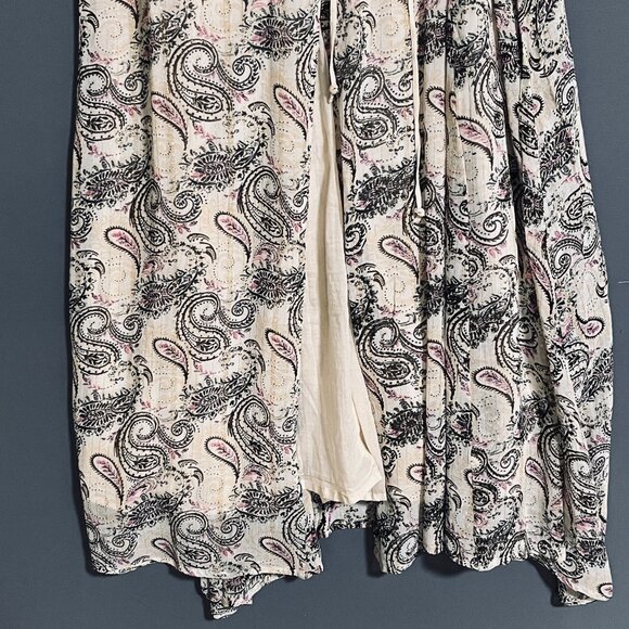 NWT Stunning Raga Apricot Beaded Kimono Duster / Wrap Maxi Dress Large - Picture 4 of 9